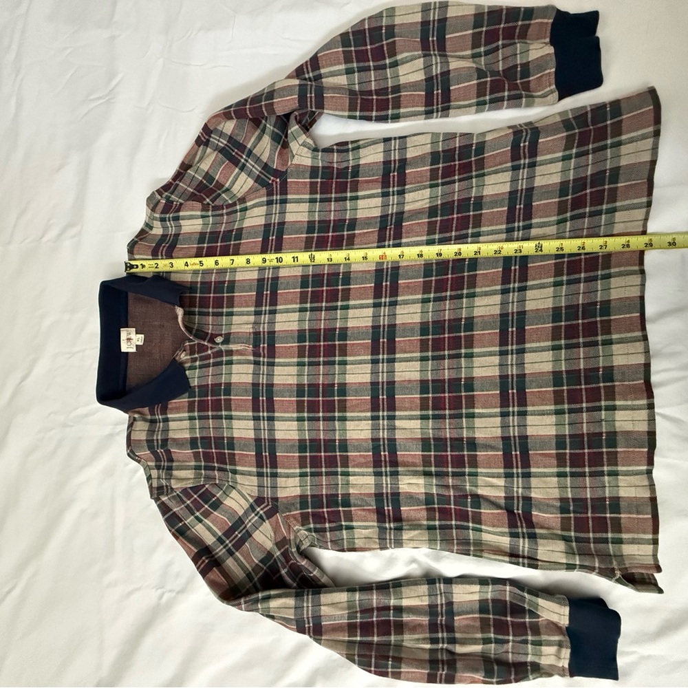 J. Crew Multicolor Plaid Polo Shirt